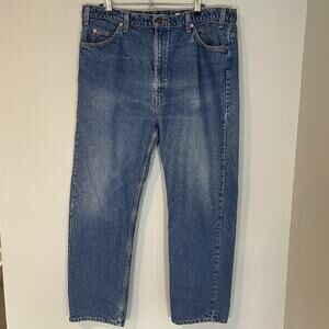 VTG Levi’s 505 Jeans Men’s 42x30 Orange Tab Straight Med Wash USA 40505-0215‎